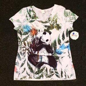 NWT Cute Panda shirt